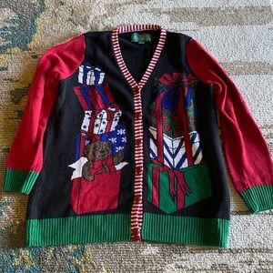 Womens Ugly Christmas Cardigan